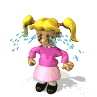 caryn having a temper tantrum